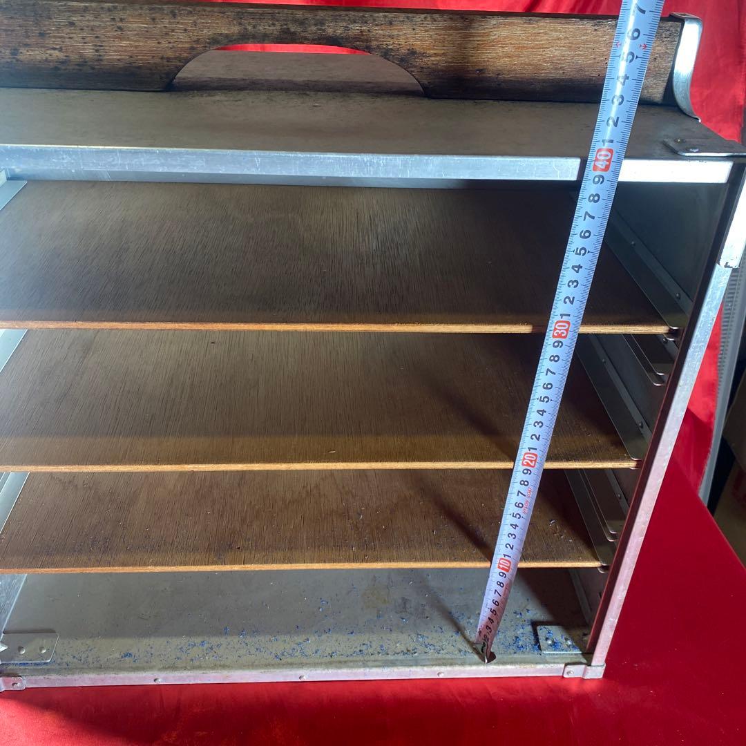 特大　ラーメン屋の出前のおかもち　堤箱　アルミ製　キャンプギア　ランチボックス