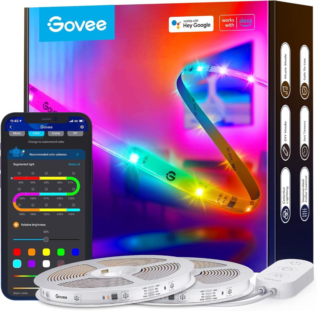 シーリングライト・天井照明 Govee RGBIC PRO led striplight 20m H619E
