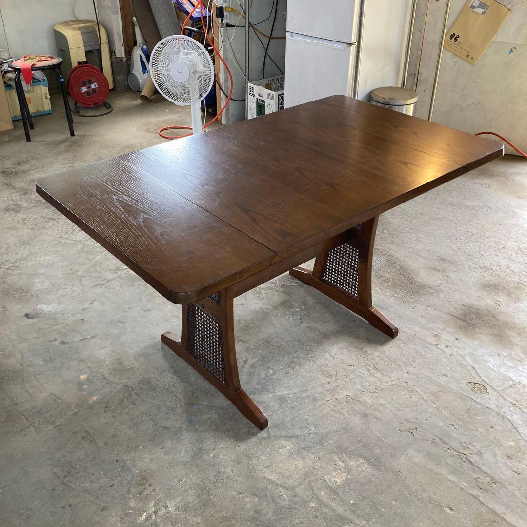 ア*ん様 三越家具 バタフライテーブル ゲートレッグテーブル