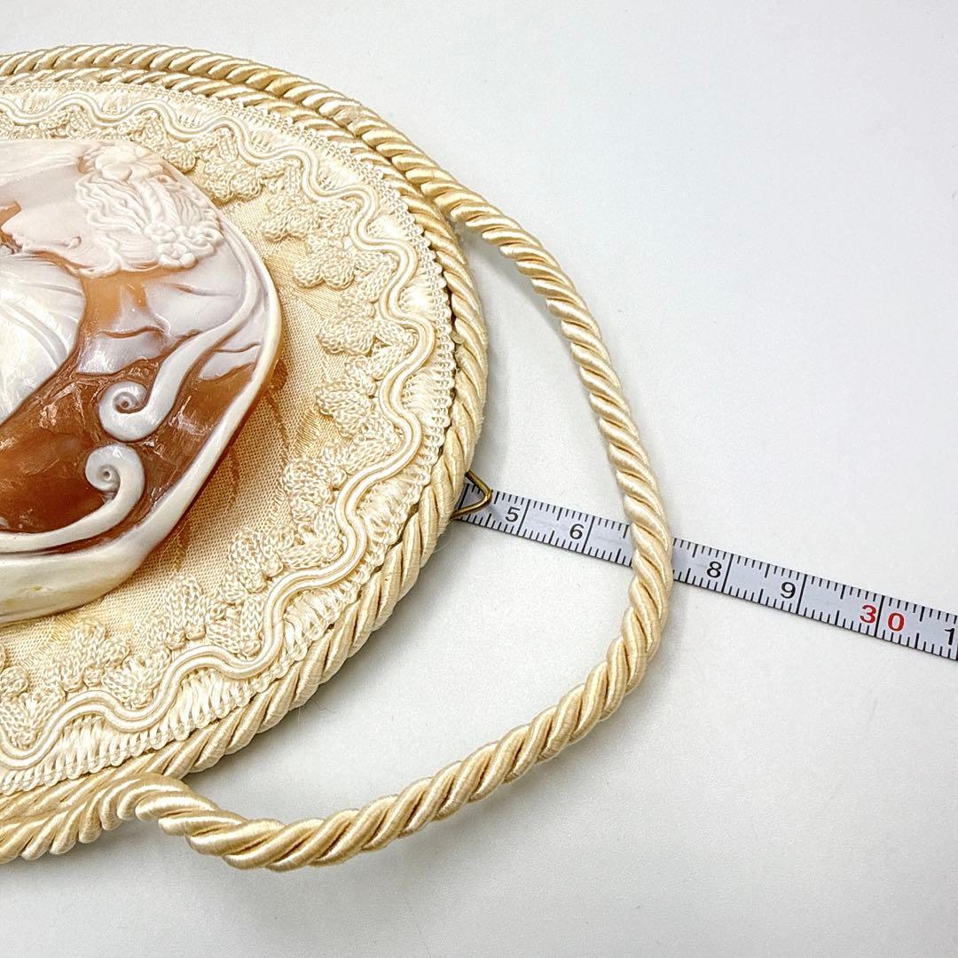 CAMEO カメオ イタリー シェルカメオ 大判 3姉妹 展示品 高級 彫刻品
