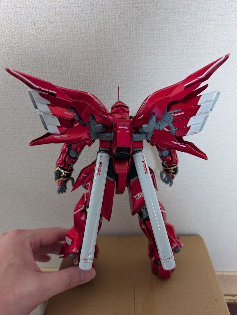 MG ユニコーンガンダム、シナンジュ　チタニウムフィニッシュ　2体セット