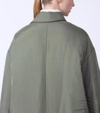 Aga（アーガ）/ パディングテーラードコート　カーキ　ヤマダヤ