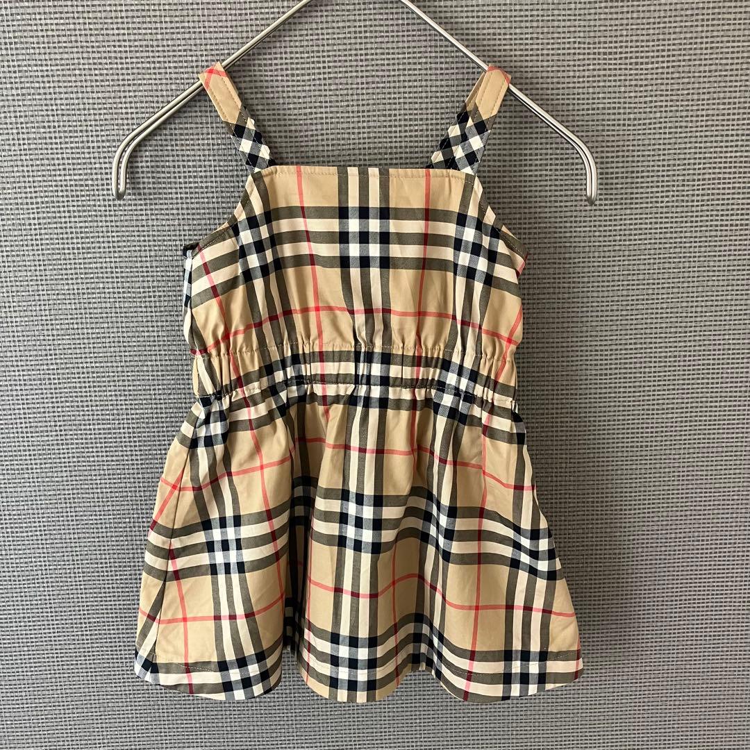 極美品　現行　バーバリー　ワンピース　キッズ　ノバチェック　18M 86㎝