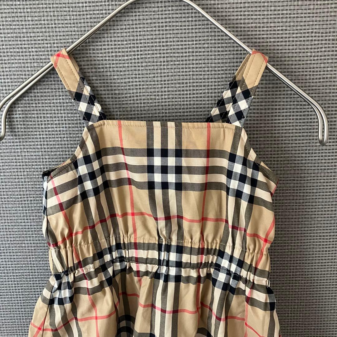 極美品　現行　バーバリー　ワンピース　キッズ　ノバチェック　18M 86㎝