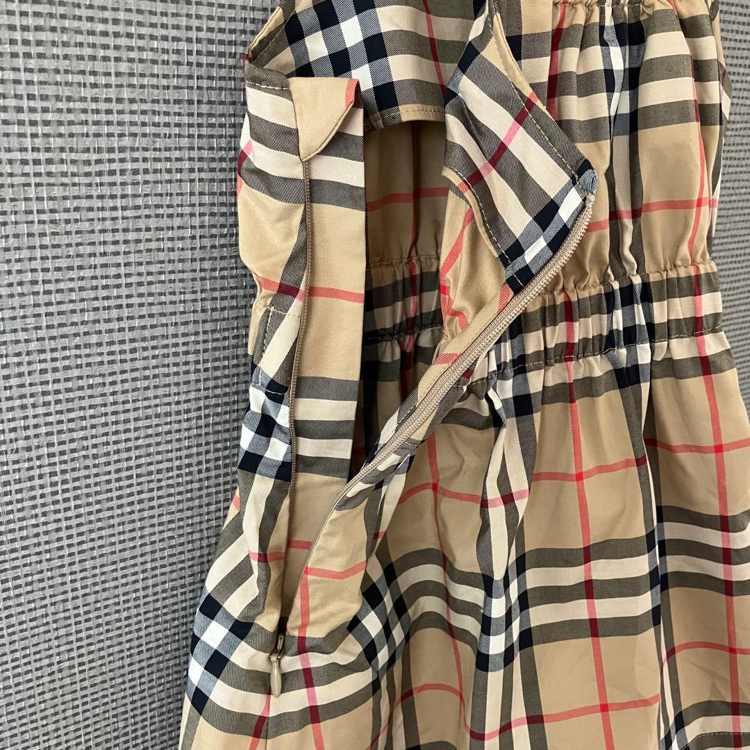 極美品　現行　バーバリー　ワンピース　キッズ　ノバチェック　18M 86㎝