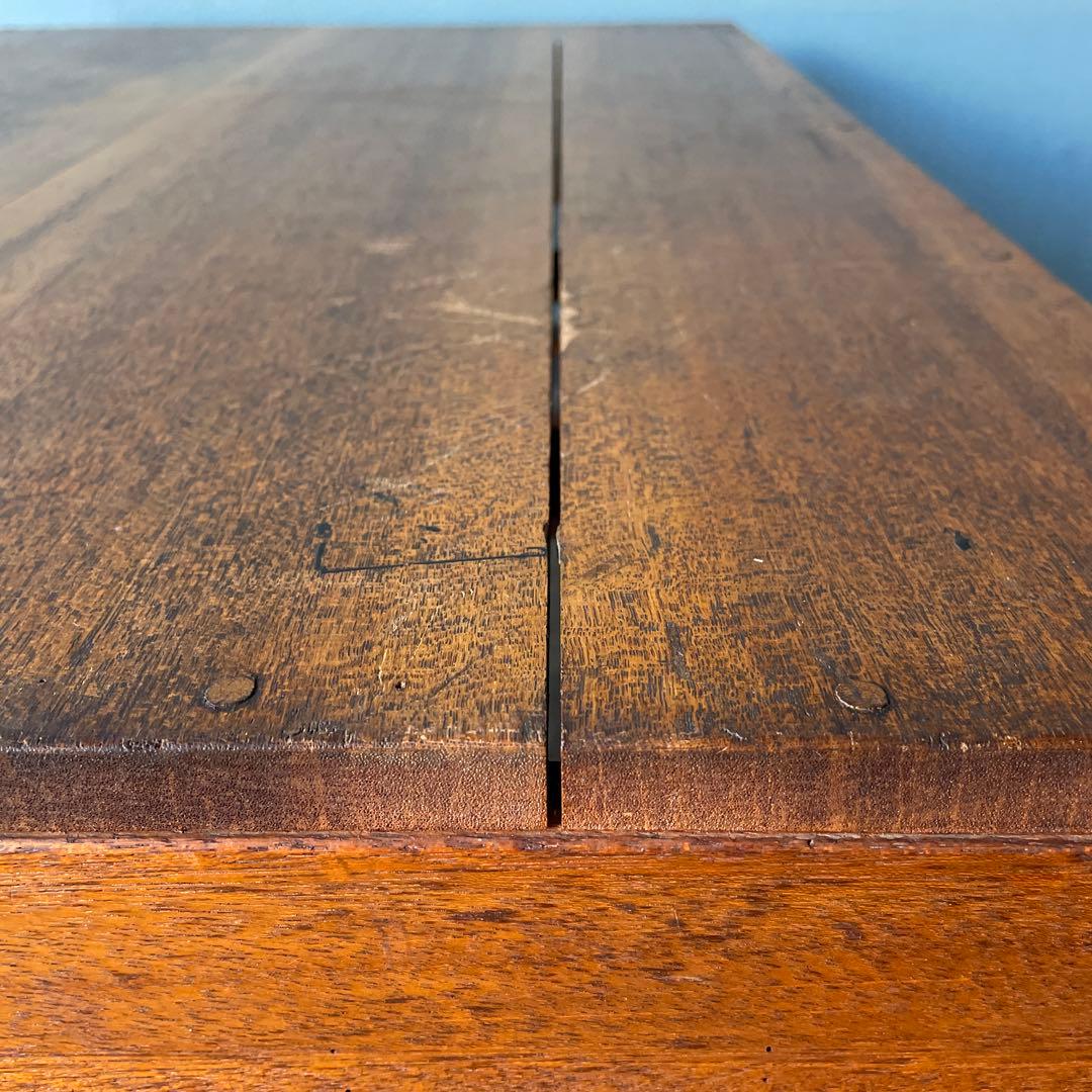 文机　昭和レトロ　古道具　アンティーク　ローテーブル　テレビ台