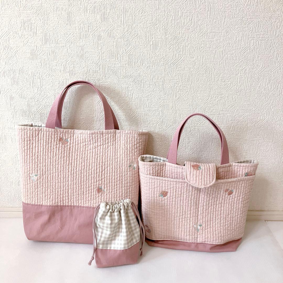 ショルダーバッグ　トートバッグ　上履き入れ　レッスンバッグ コップ袋