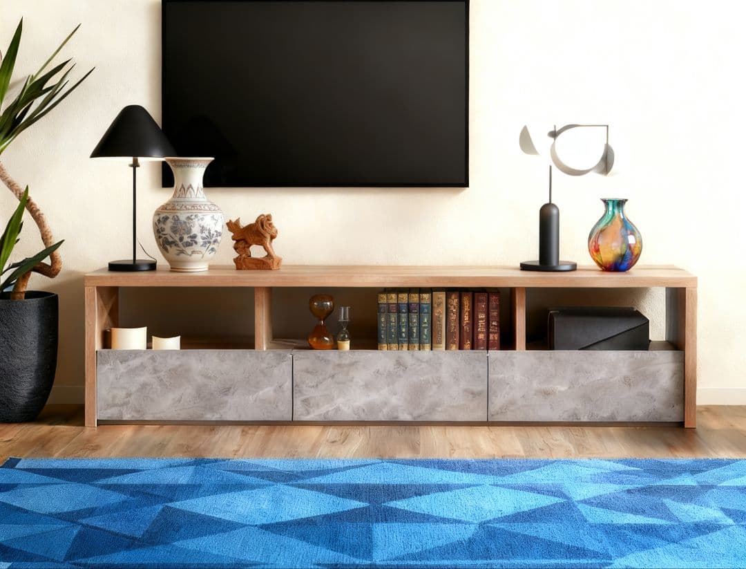lowya テレビ台 180cm 定価６万円 グレー