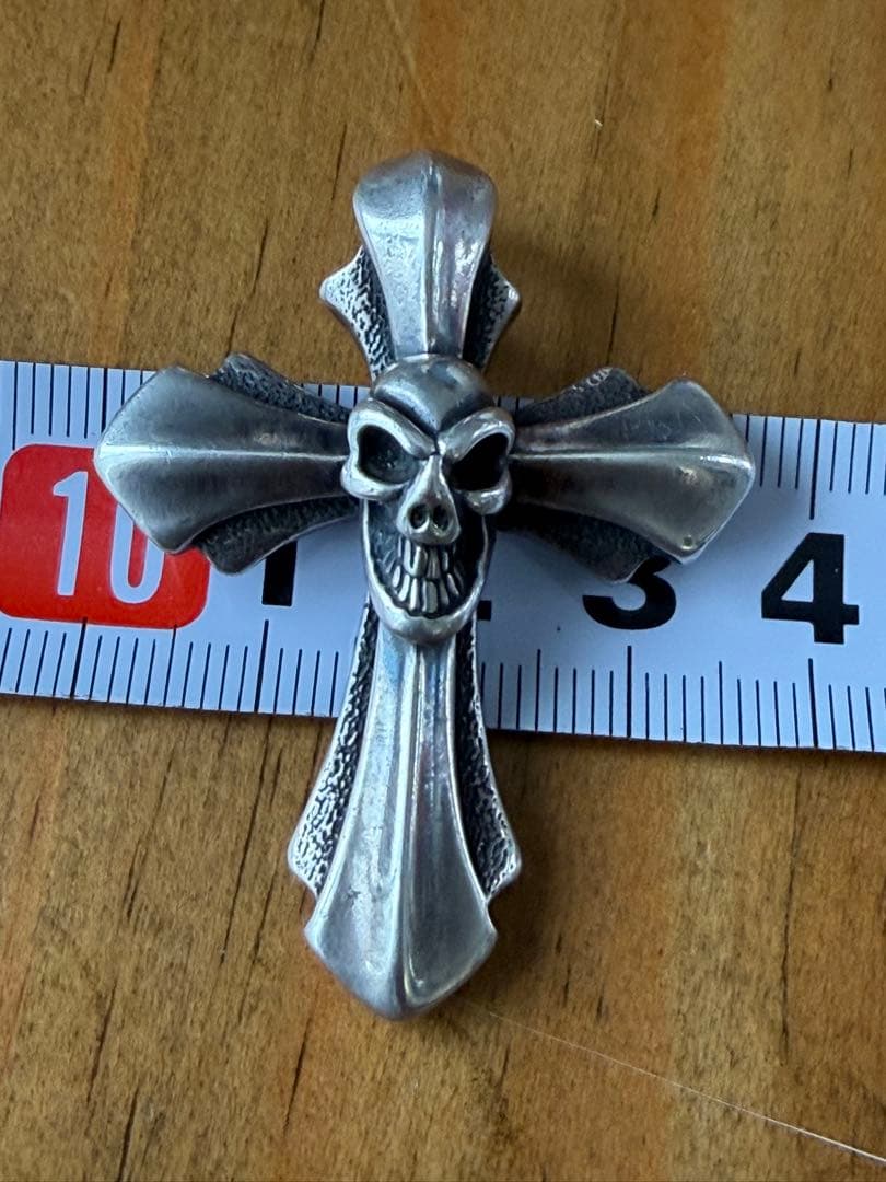ビルウォールレザー 2005 スカルクロス➕SVネックレス参考価格109600円