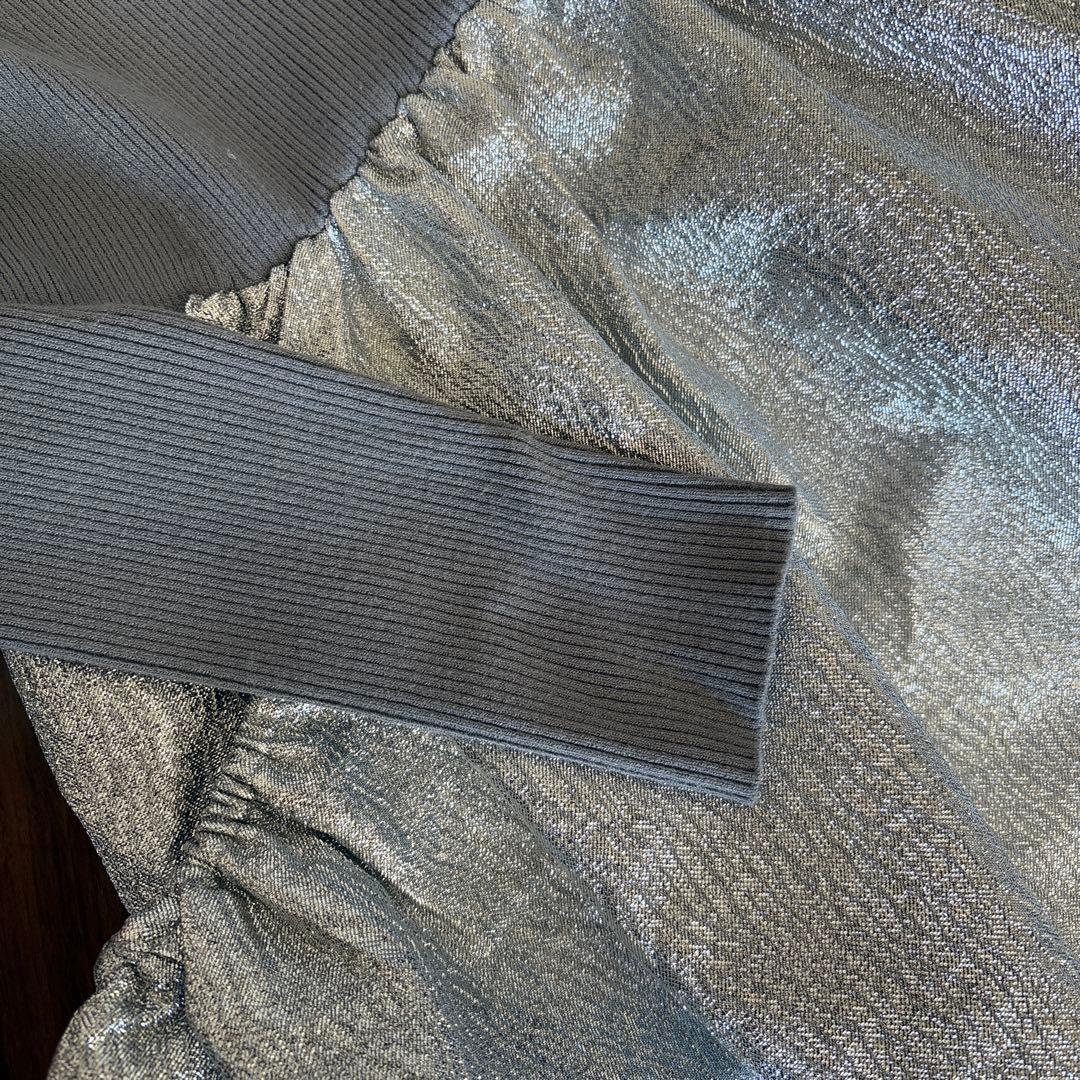 美品　emmi ニットドッキングワンピース