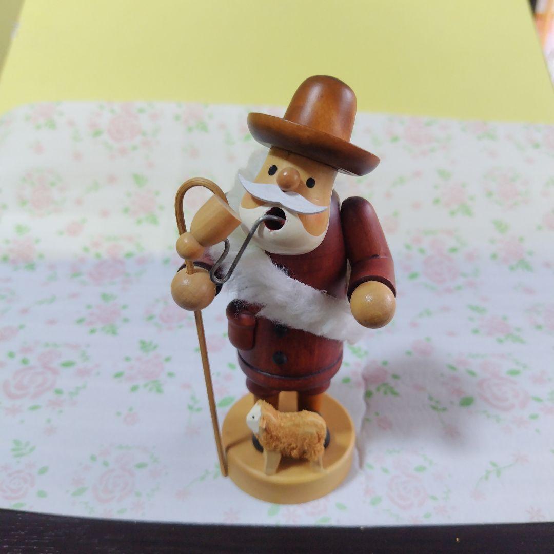 煙出し人形　expertic エキスパーティック　ドイツの木製人形　羊　レトロ