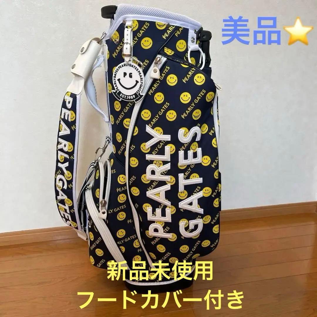 【超美品】パーリーゲイツ PEARLY GATES キャディバッグ　フード付き