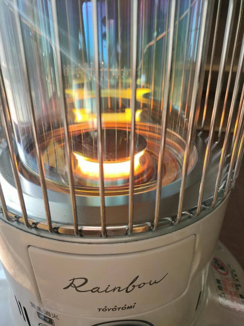 トヨトミ レインボーストーブ 石油ストーブ ホワイト 20年製 RB-250