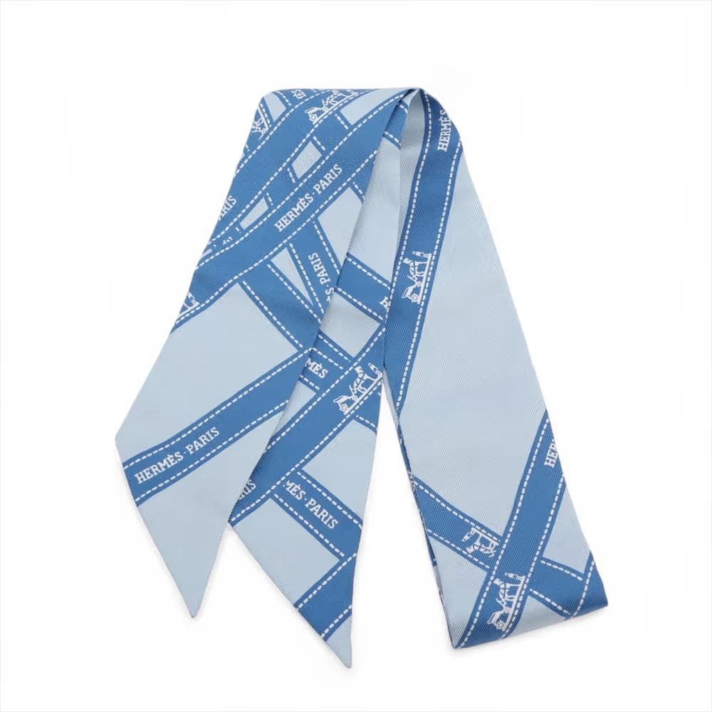 エルメス HERMES ツイリー ボルデュックリボン シルク　箱あり