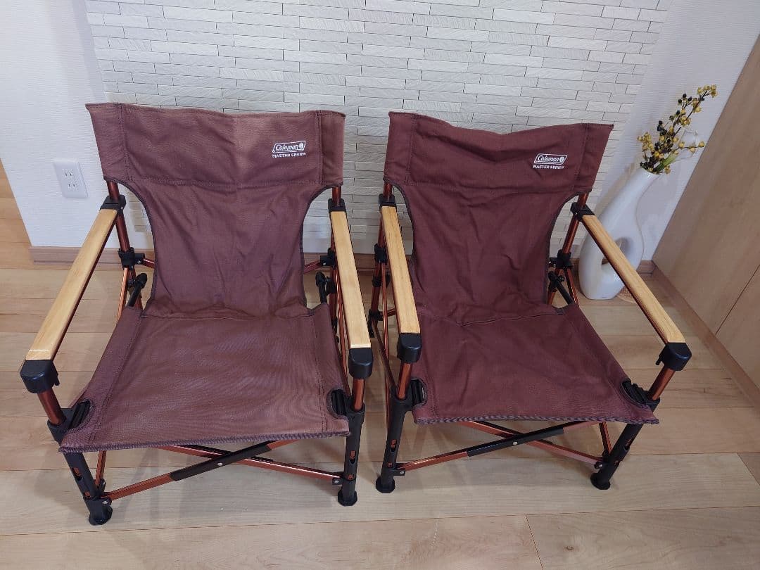 コールマン　マスターシリーズ ３ウェイキャンバスデッキチェア 2脚セット