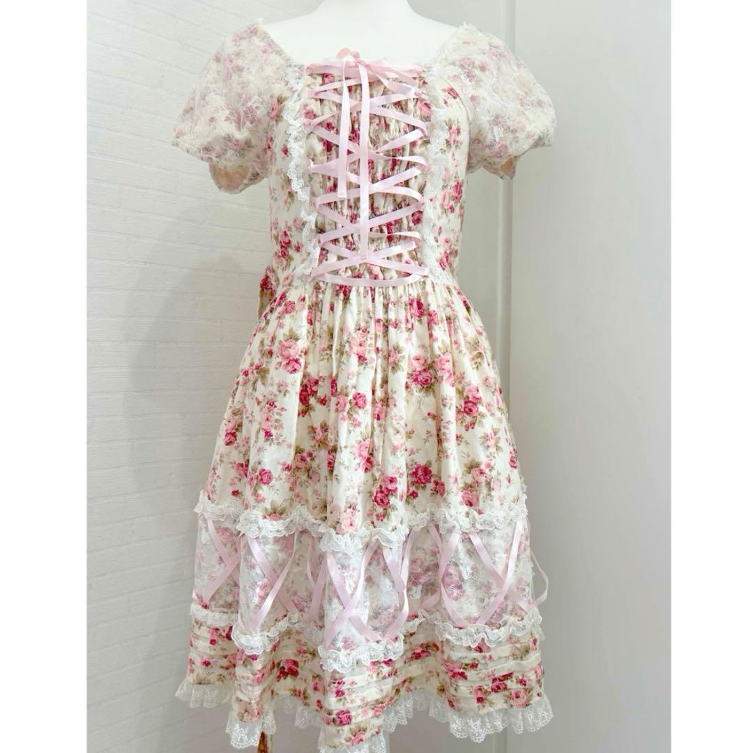 ♡2 2005年発売　イノセントワールド　ロココチュールワンピース　花柄　レース