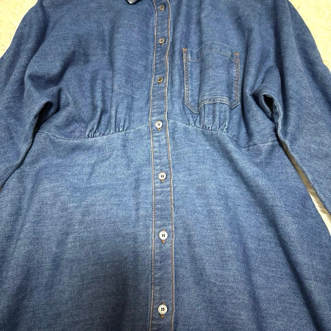 【美品】マックスマーラ デニム シャツワンピース