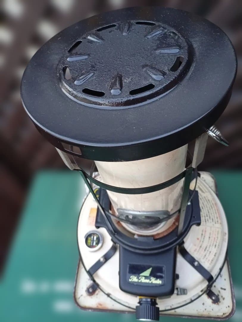 アラジンストーブ 純正品芯交換済 メンテナンス済です。耐熱塗装、取説付。