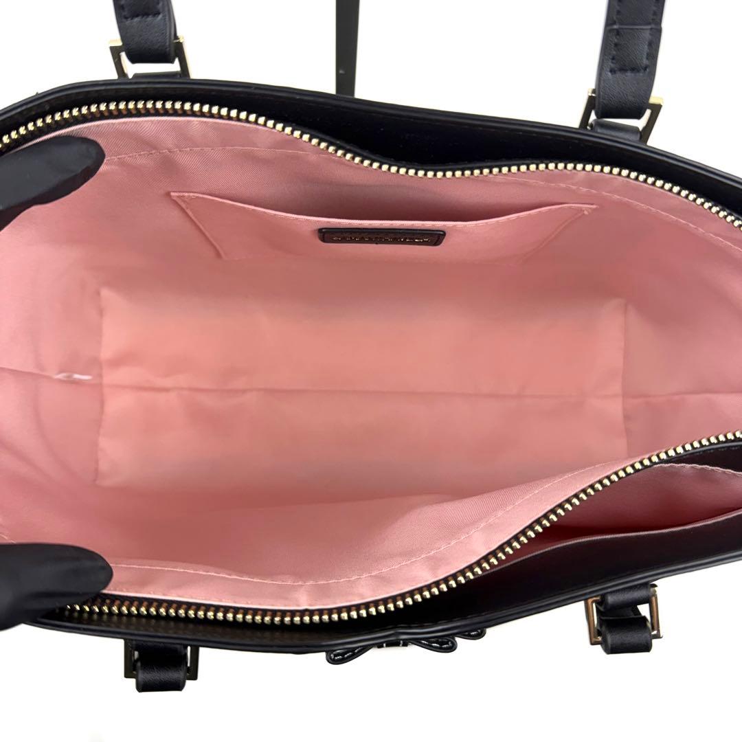 【現行】未使用級 サマンサベガ トートバッグ 肩掛け バレッタリボン A4収納