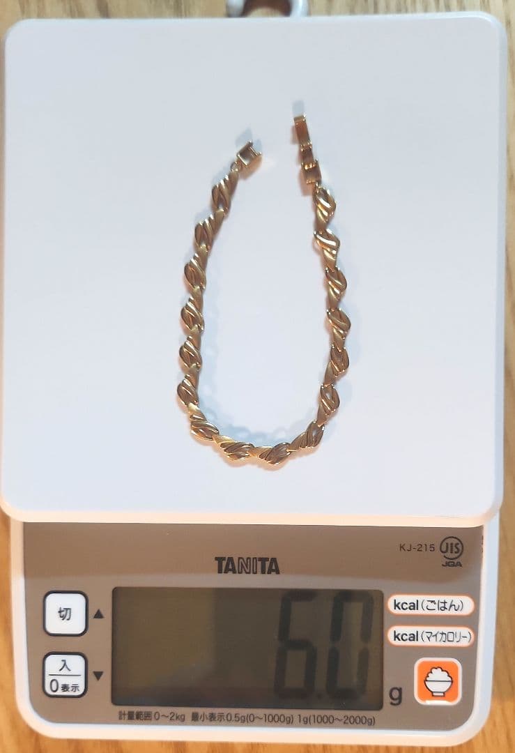 18K　喜平ブレスレット　6g