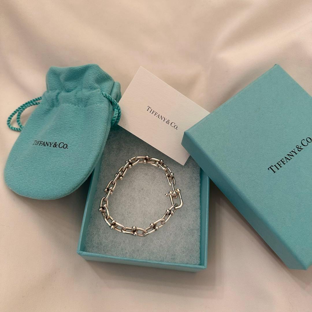 Tiffany ハードウェア スモールリンク ブレスレット スターリングシルバー