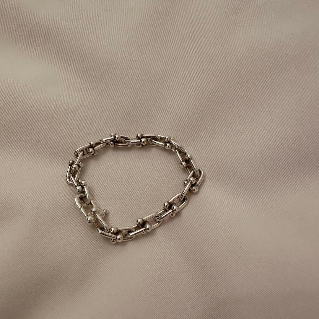 Tiffany ハードウェア スモールリンク ブレスレット スターリングシルバー
