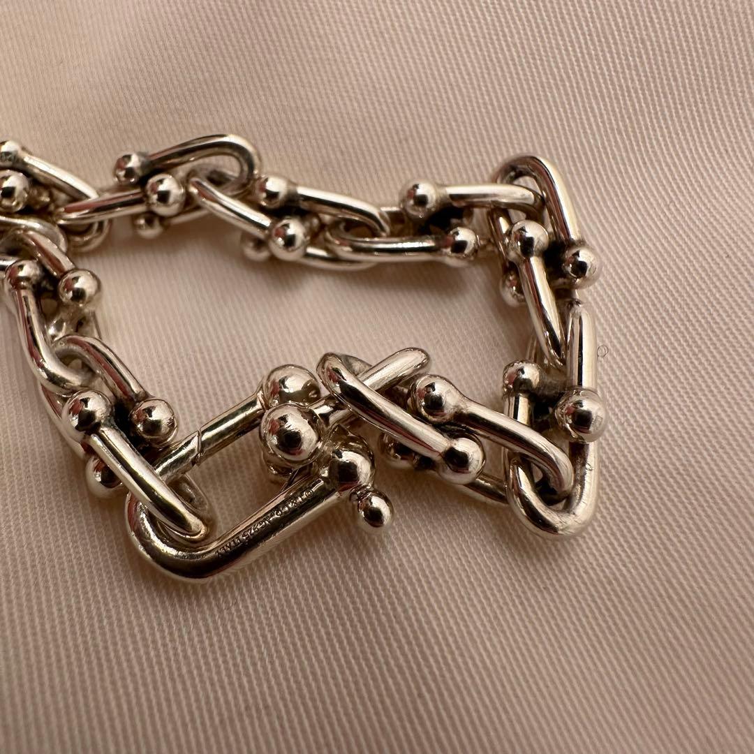 Tiffany ハードウェア スモールリンク ブレスレット スターリングシルバー