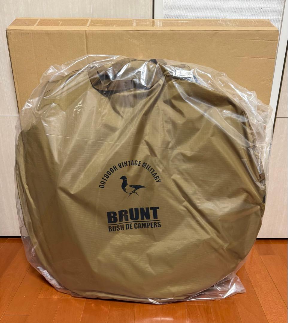 BRUNT ポップアップテント グランドシート かちあげポール セット【未使用】