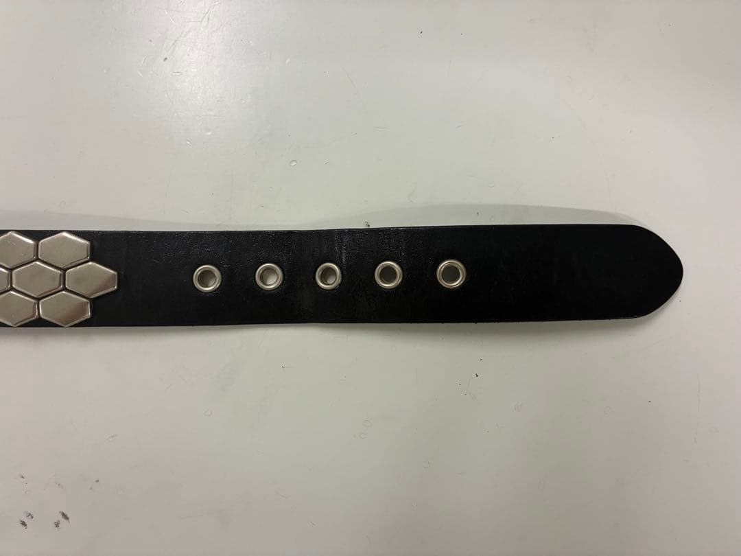 666 スタッズ　ベルト　ヘキサゴン　PUNK RALEIGH ラリー