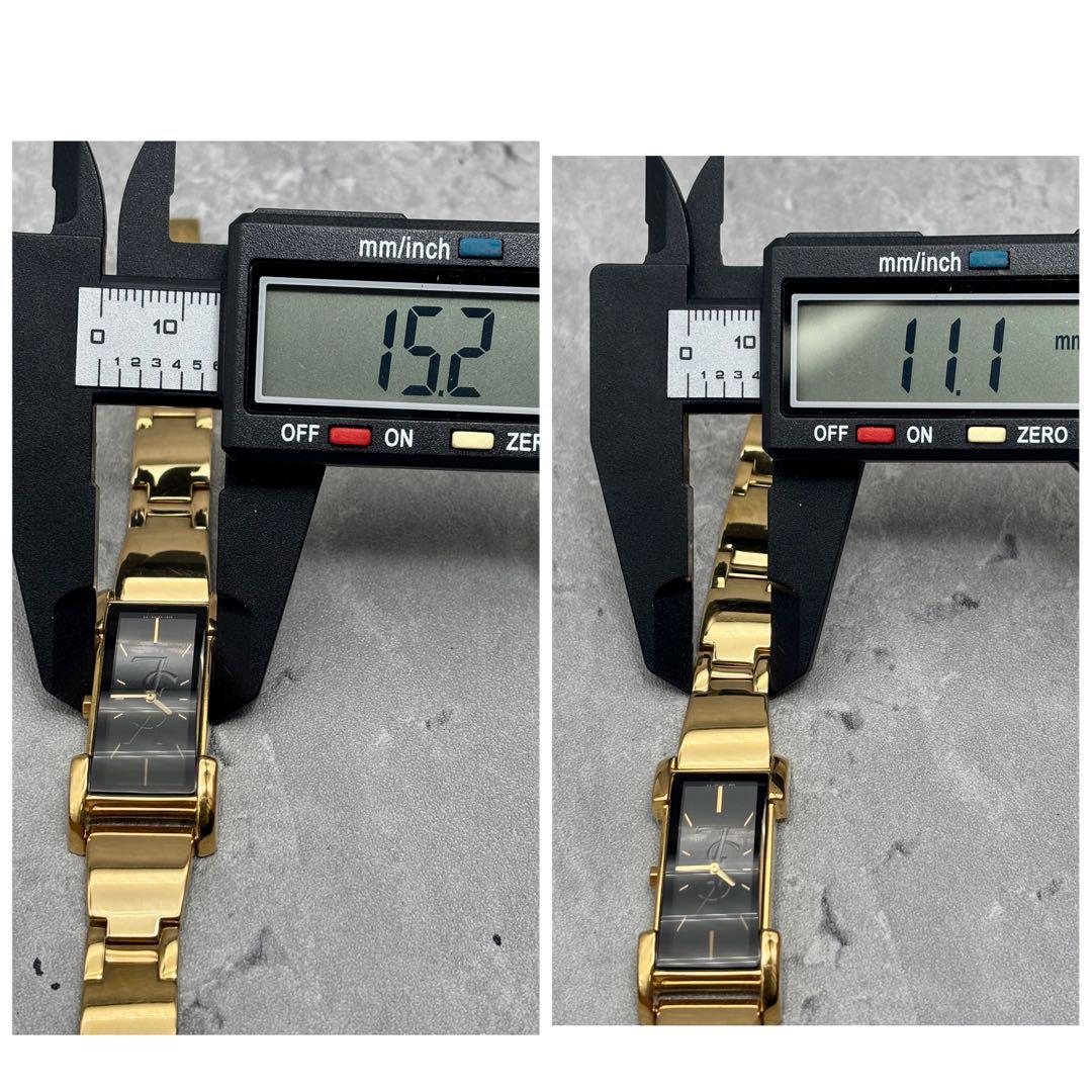 稼働✨イヴサンローラン コマ　箱付き　腕時計　カサンドラ QZ レディース