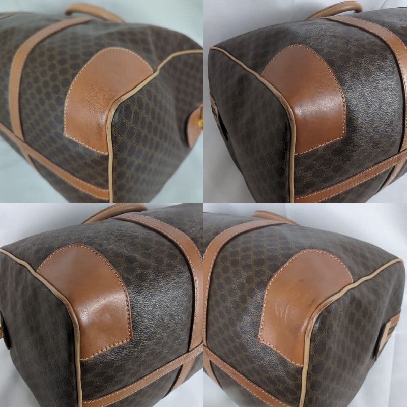 CELINE セリーヌ マカダム ボストンバッグ 旅行カバン 大容量