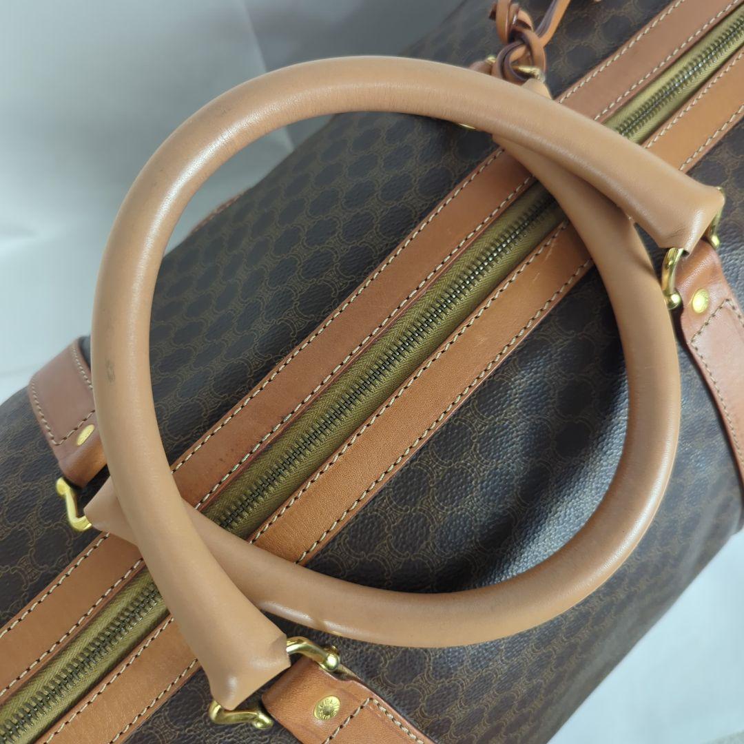 CELINE セリーヌ マカダム ボストンバッグ 旅行カバン 大容量