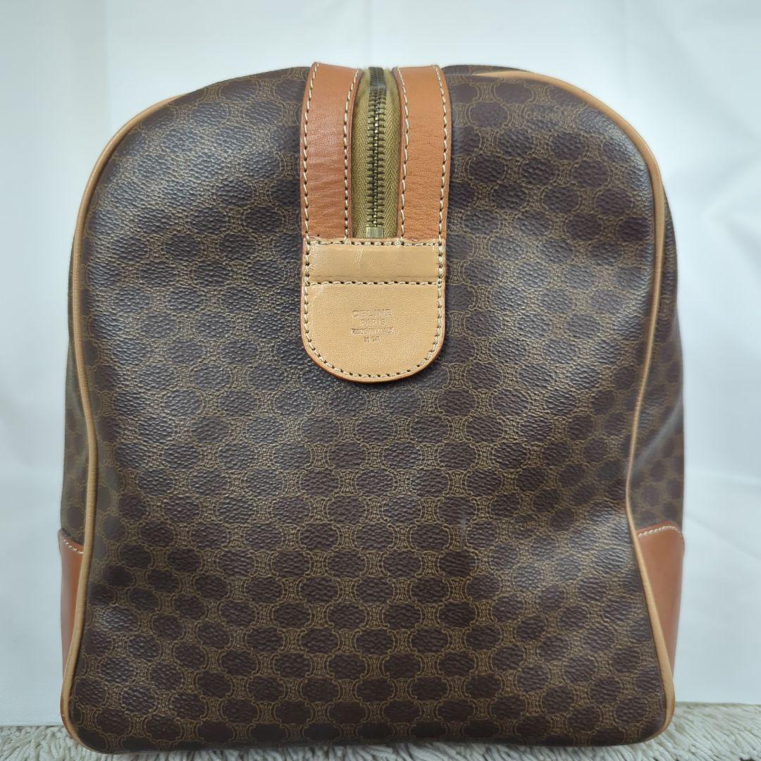 CELINE セリーヌ マカダム ボストンバッグ 旅行カバン 大容量