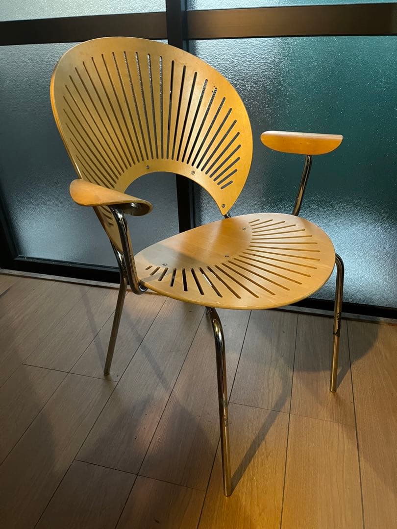 北欧　ビンテージ　デンマーク製　フレデリシア トリニダードチェア アーム付き②