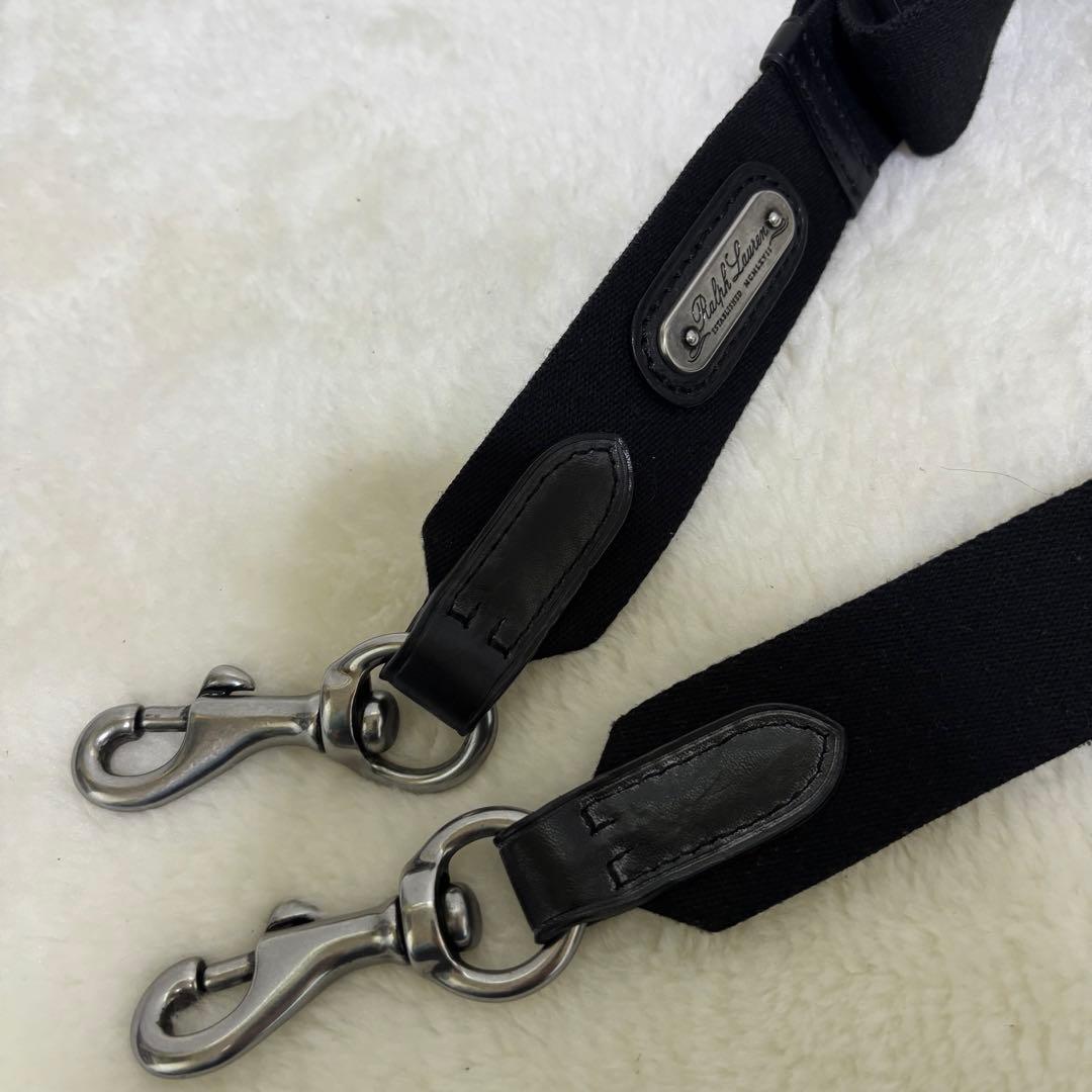 【極希少】ラルフローレン トートバッグ レザー エンボスロゴ 2way 収納袋