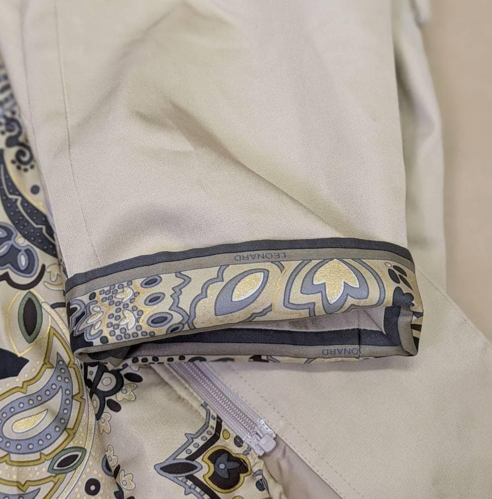 LEONARD レオナール トレンチコート アイボリー １３R