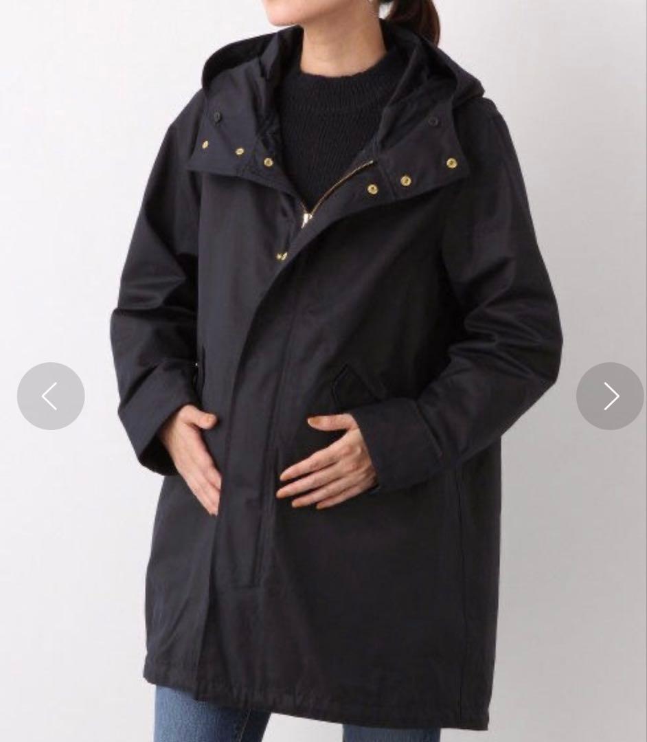 LEPSIM 【未使用タグ付】マタニティ　モッズコート ママコート　紺色