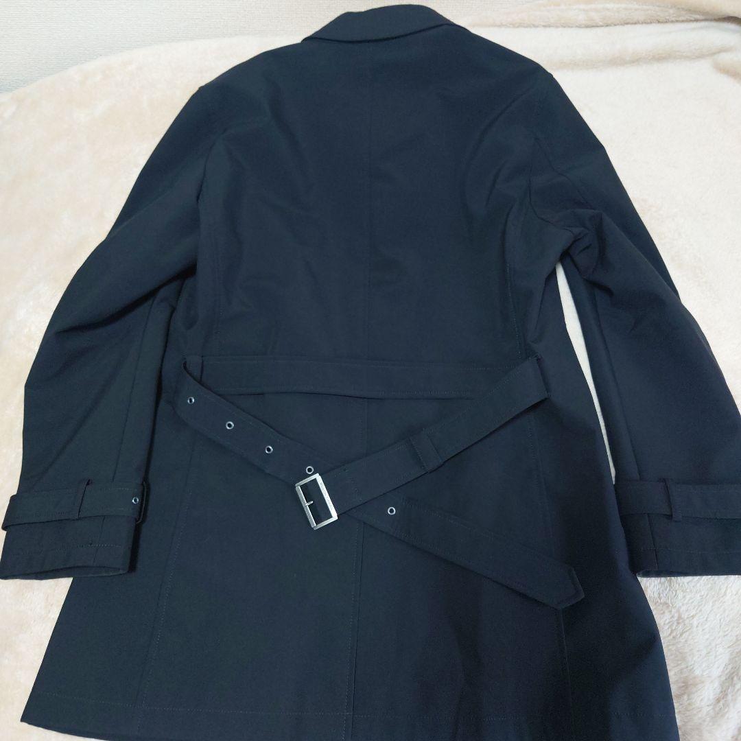 バーバリーブラックレーベル　ステンカラーコート　ノバチェック　ベルト付