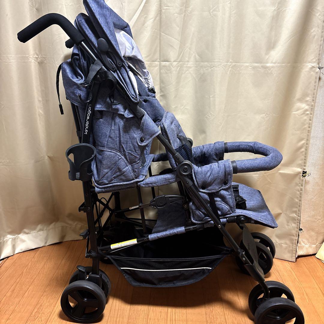 【美品】日本育児 Kinderwagon 二人乗り ベビーカー HOP 2019