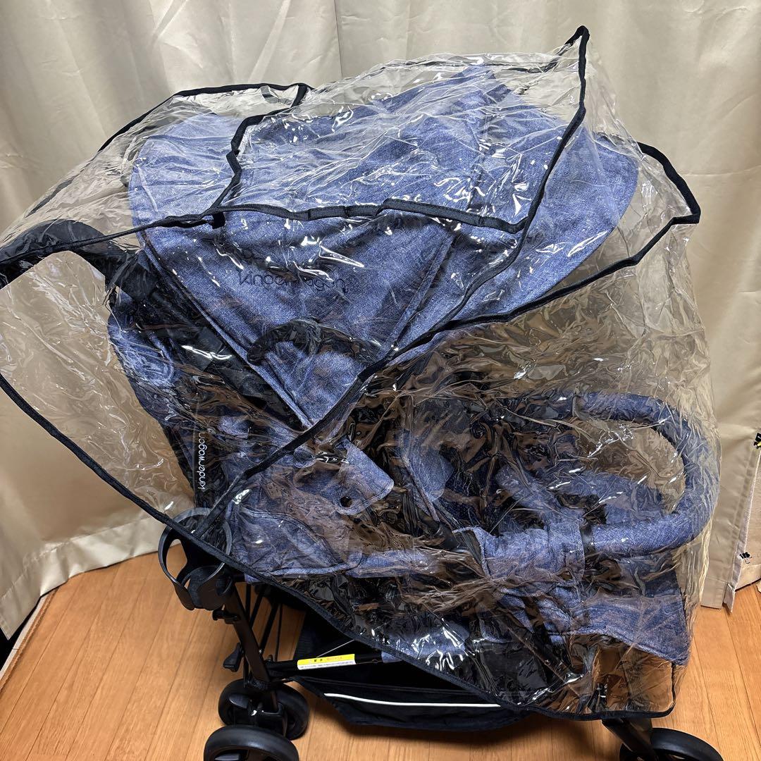 【美品】日本育児 Kinderwagon 二人乗り ベビーカー HOP 2019