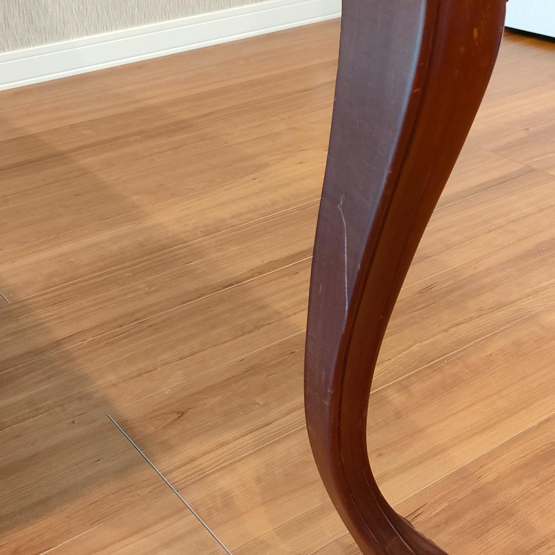 アンティーク　ダイニングテーブル　猫脚　ロココ調