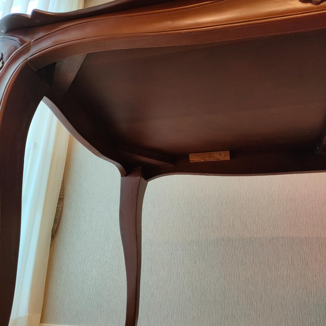 アンティーク　ダイニングテーブル　猫脚　ロココ調