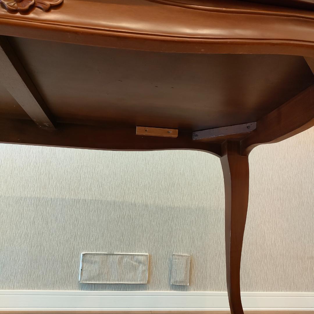 アンティーク　ダイニングテーブル　猫脚　ロココ調