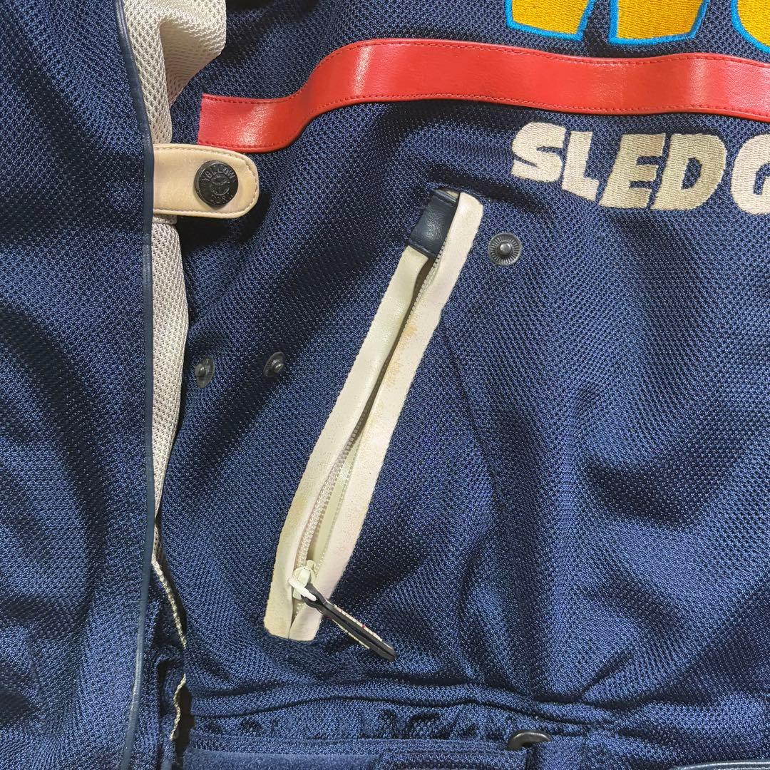 YELLOW CORN ライダースジャケット　メッシュ　スレッジハマー　XL