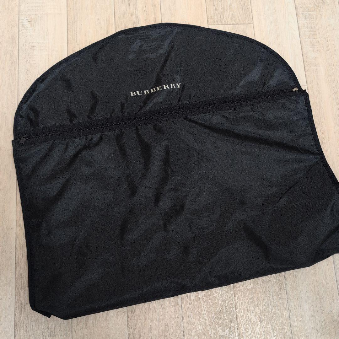 ＊美品＊BURBERRY LONDON黒コート カシミヤ．アンゴラ混　カバー付き