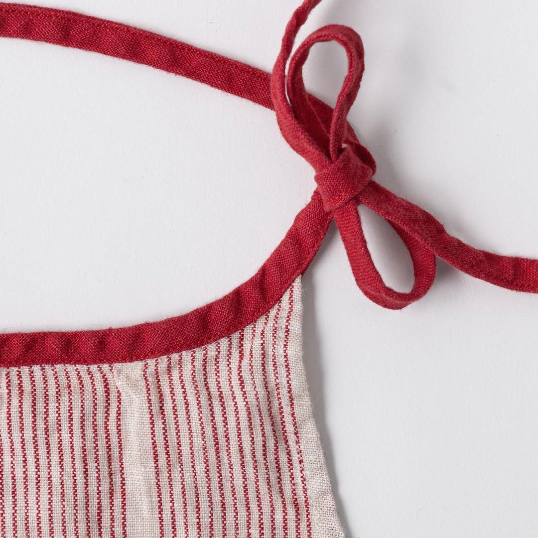 リーノエリーナ　エプロン　ミラ　アリアーヌレッド