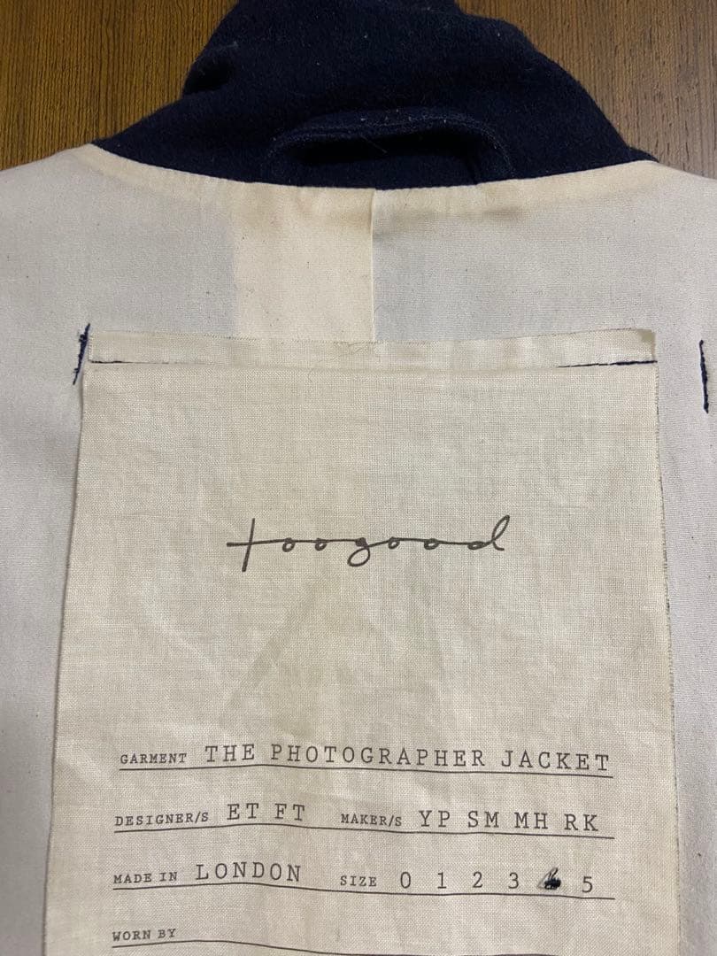 ジャケット・アウター toogood THE PHOTOGRAPHER JACKET