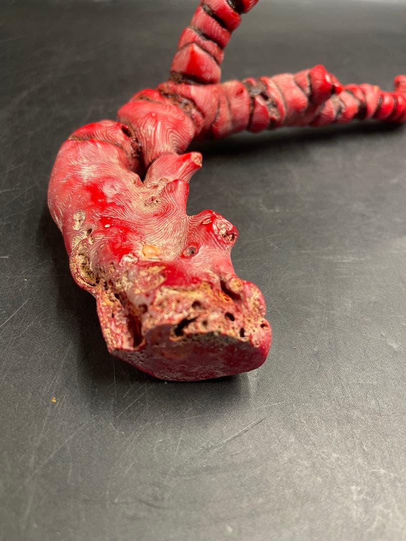 山珊瑚 サンゴ 枝 置物 オブジェ 総重量約387g 高さ20cm