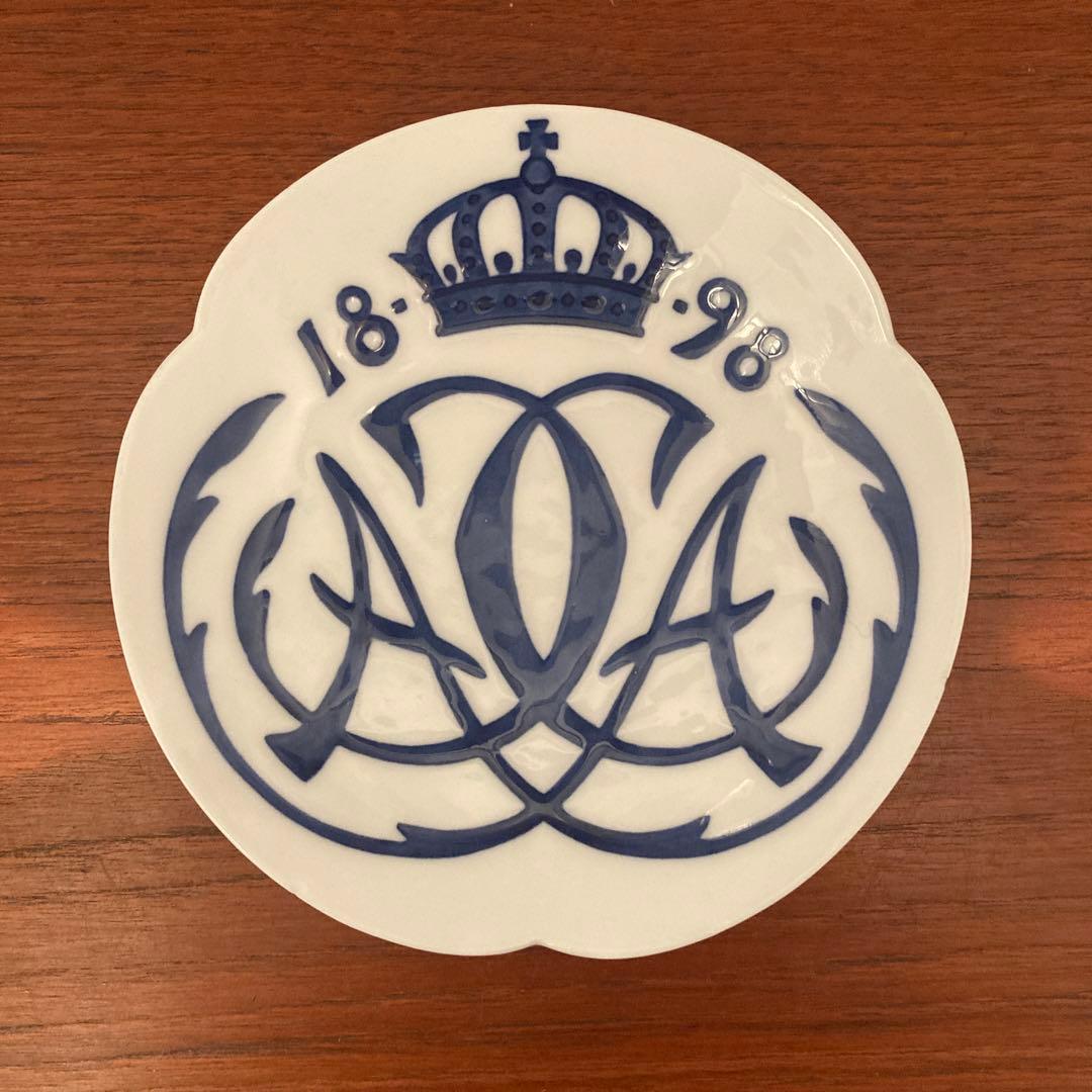 北欧ヴィンテージ　ロイヤルコペンハーゲン　記念プレート　1898年イヤープレート