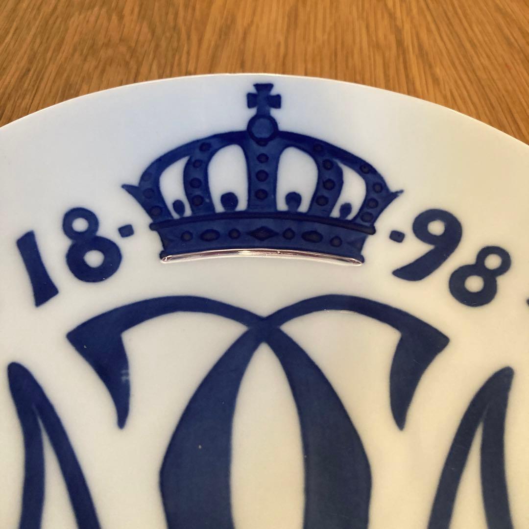 北欧ヴィンテージ　ロイヤルコペンハーゲン　記念プレート　1898年イヤープレート